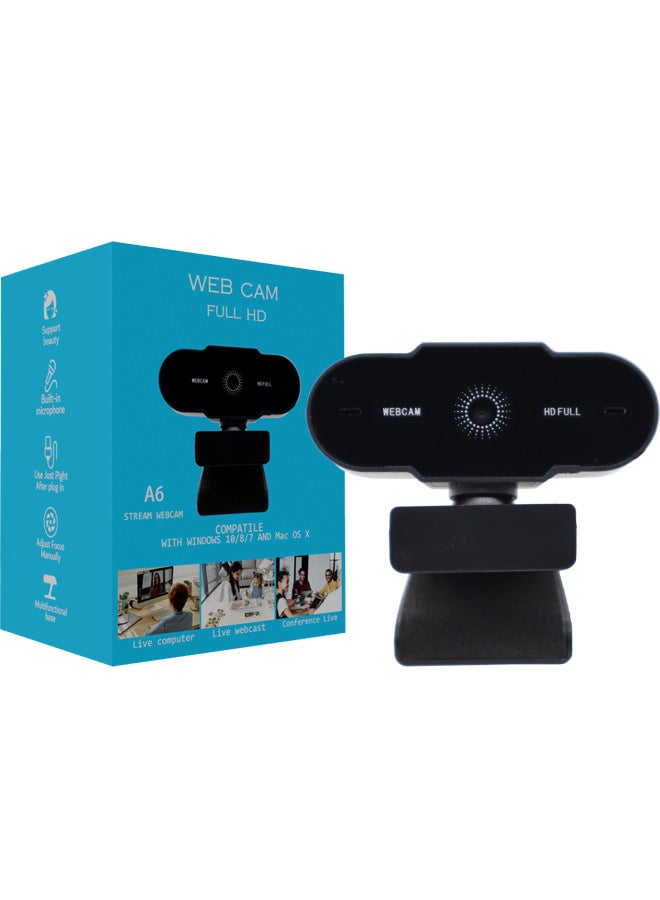 Digital Computer/digital Camera/digital Webcam-Color:A61 (720p External Mark Dual Usb Cable) - Image 1